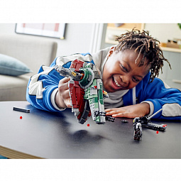 Конструктор LEGO Star Wars 75312 Mandalorian Звездолет Бобы Фетта - фото 9