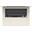 15.3" Ноутбук Apple MacBook Air 15 2024 2880x1864, Apple M3, RAM 16 ГБ, SSD 256 ГБ, 8C CPU/10C GPU, macOS, Starlight (MC9F4) - фото 8