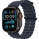 Фото - Apple Watch Ultra 2 (2024) 49mm Black Titanium Case with Navy Ocean Band, MYTC3LW/A