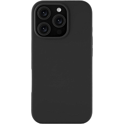 Чехол силиконовый для iPhone 16 Pro черный - фото 1