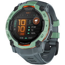Умные часы Garmin Instinct 3 Amoled 50mm Neo Tropic with Twilight Band (010-03020-01) - фото 1