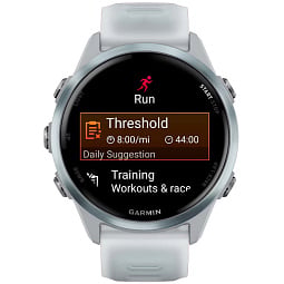 Умные часы Garmin Forerunner 570 42mm Cloud Blue Aluminum with Translucent Whitestone/Cloud Blue Band (010-02970-01) - фото 2