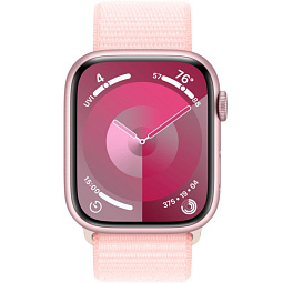 Apple Watch Series 9 GPS 45mm Aluminum Case with Sport Loop, Pink (Розовый) MR9J3 - фото 2