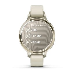 Умные часы Garmin Lily 2 Active кремово-золотые с белым силиконовым ремешком (010-02891-00) - фото 3