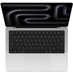 14.2" Ноутбук Apple MacBook Pro 14 2023 MR7K3 (3024×1964, Apple M3, RAM 8 ГБ, SSD 1ТБ, Apple graphics 10-core, macOS), серебристый - фото 2